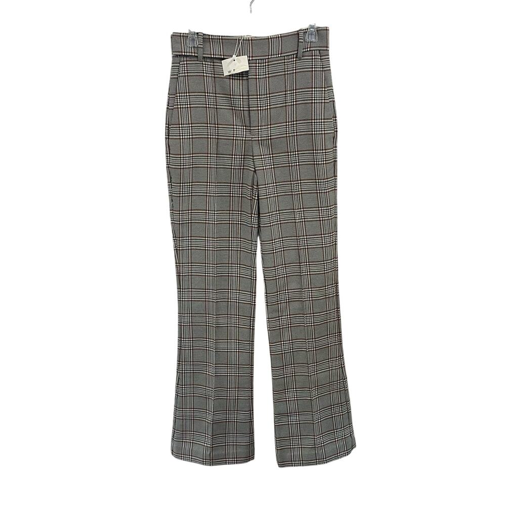 WRAY Jenae Check High Waist Trousers Plaid Suiting Pants‎ Chic Sz 4